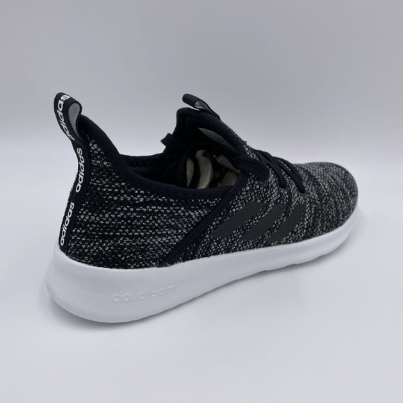 Adidas Cloudfoam Pure Black / White Womens Shoes - Picture 8 of 8